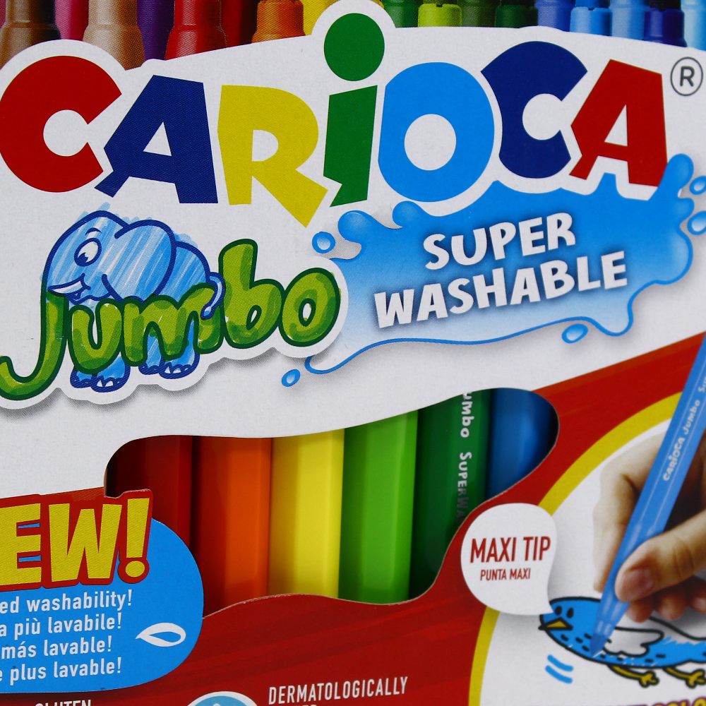Carioca Jumbo Flowmaster Colours – 24 Colors