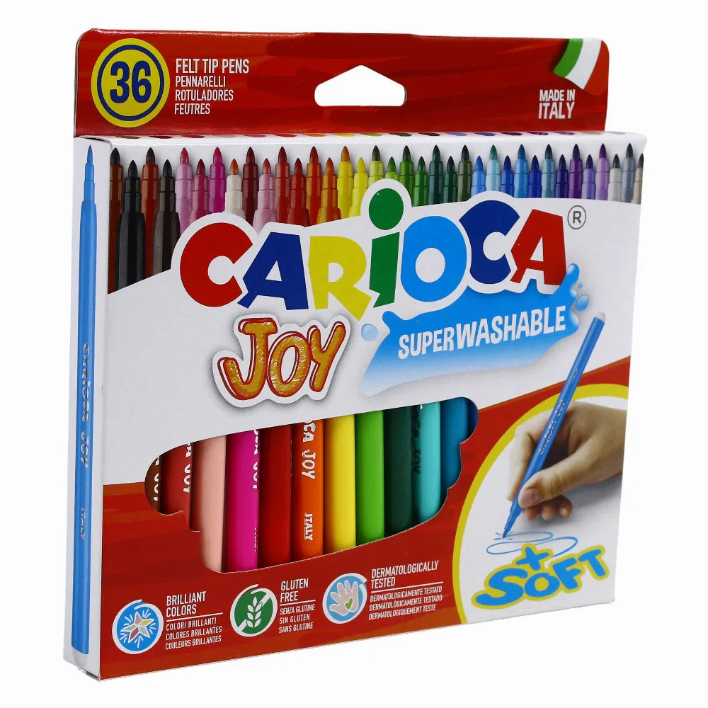 Giotto Carioca Joy Marker – 12 Stifte Mit Feiner Filzspitze, Waschbar