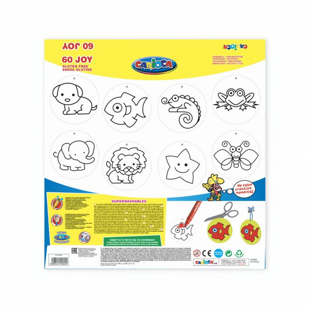 Carioca Joy Super Washable Colors – 60 Colors