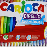 Carioca Birello Double Tip Coloring Pens – 24 Colors