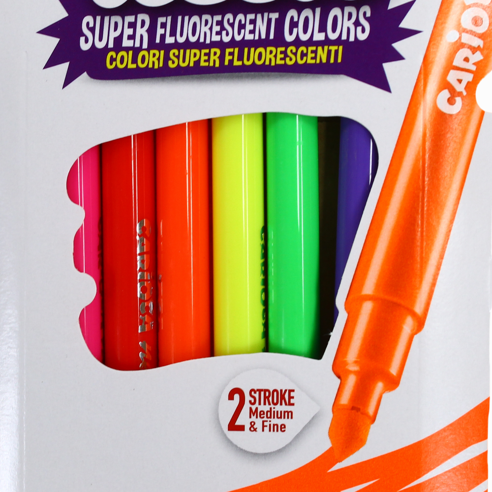 Carioca Neon Markers – 8 Colors
