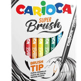 Carioca BRUSH TIP Markers 10 Colors