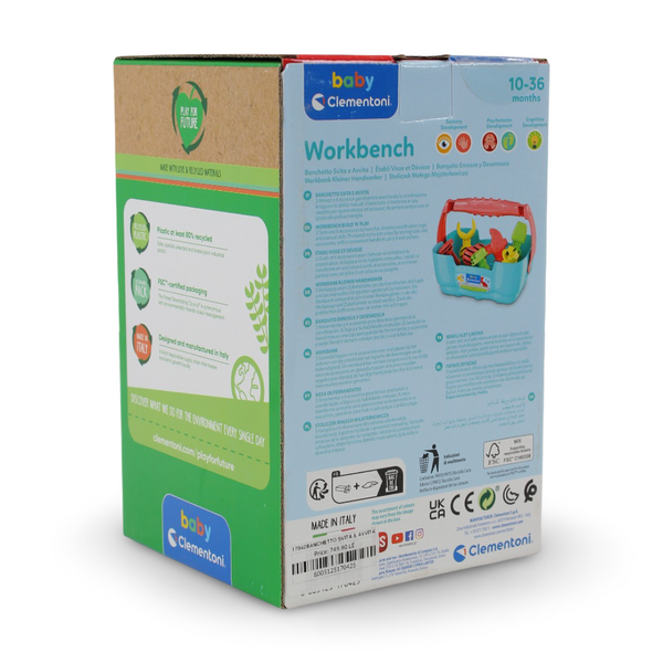 Clementoni Workbench Screw & Twist Activity Toy