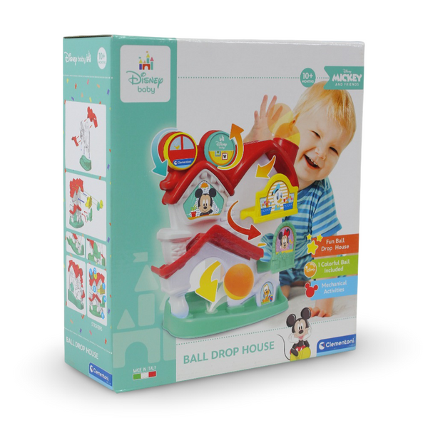 Clementoni Mickey Mouse Ball Drop House Activity Toy