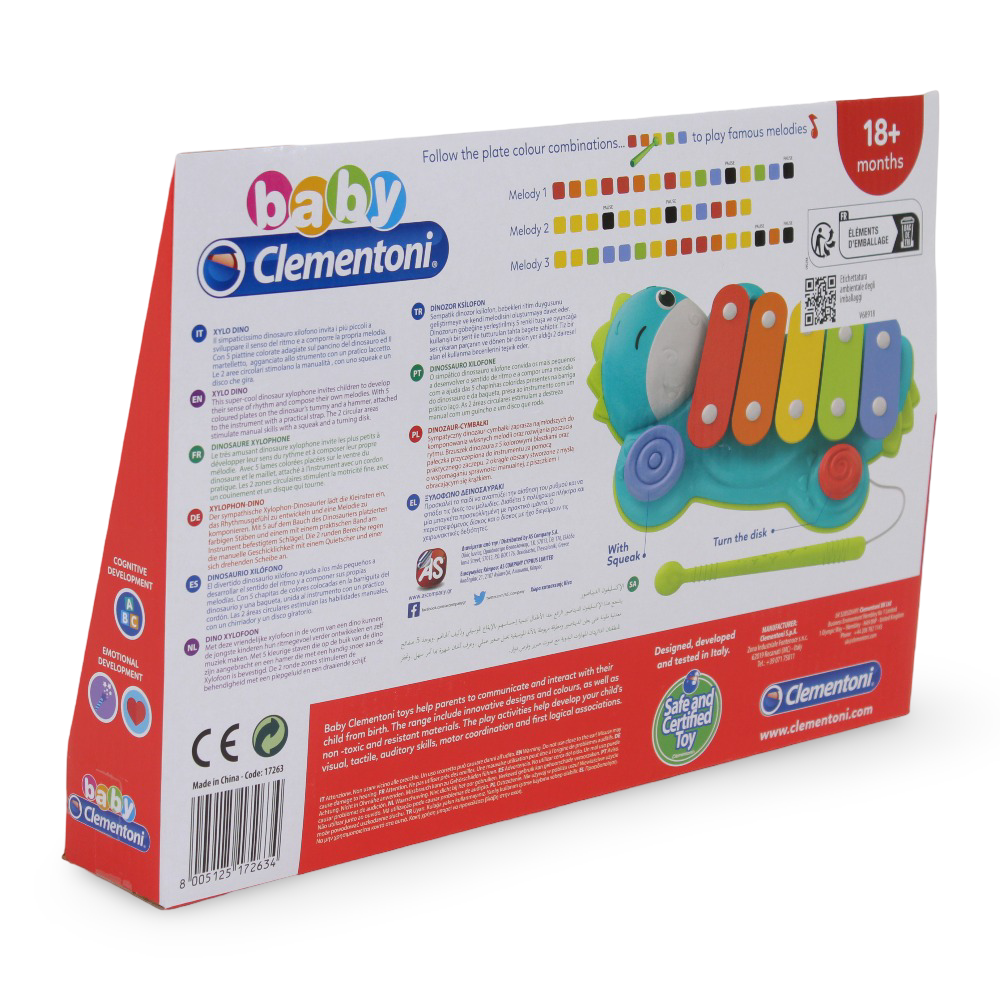 Clementoni Xylo Dino Music Toy