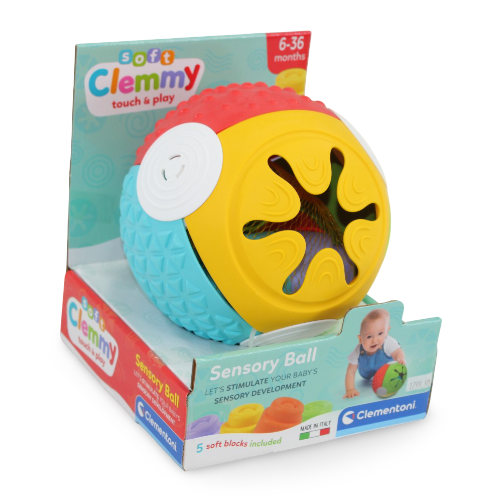 Clementoni - Soft Clemmy Touch & Play Sensory Ball