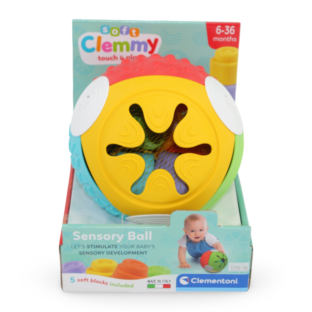 Clementoni - Soft Clemmy Touch & Play Sensory Ball