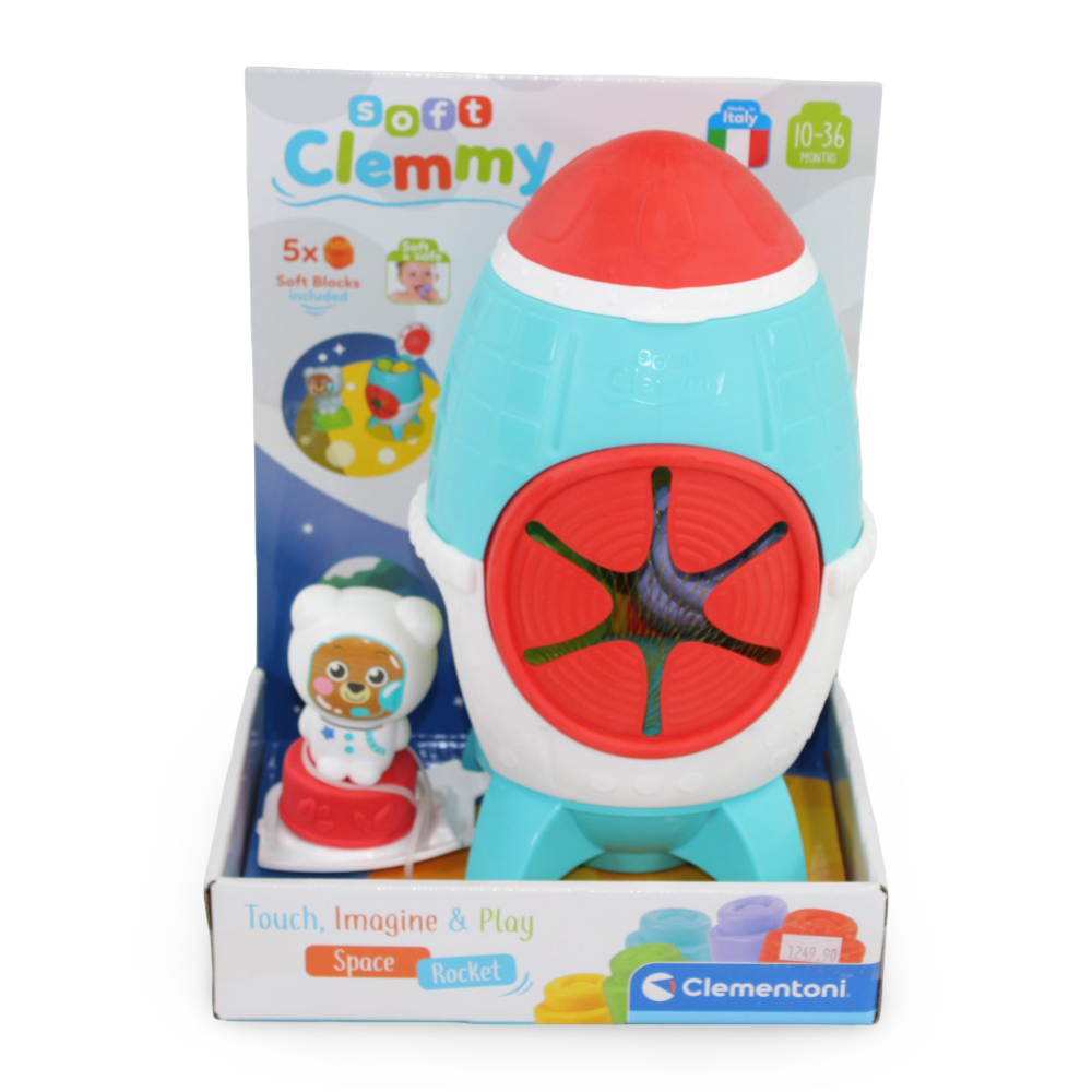 Clementoni Soft Clemmy Touch, Imagine & Play Space Rocket