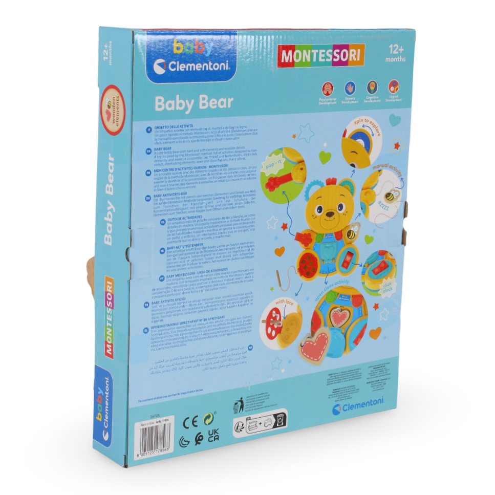 Clementoni Montessori Baby Bear