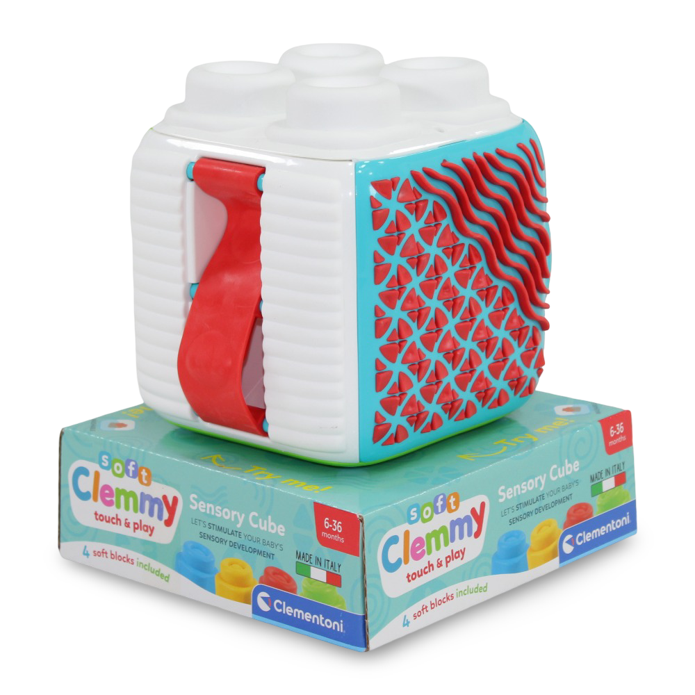 Clementoni Soft Clemmy Touch & Play Sensory Cube