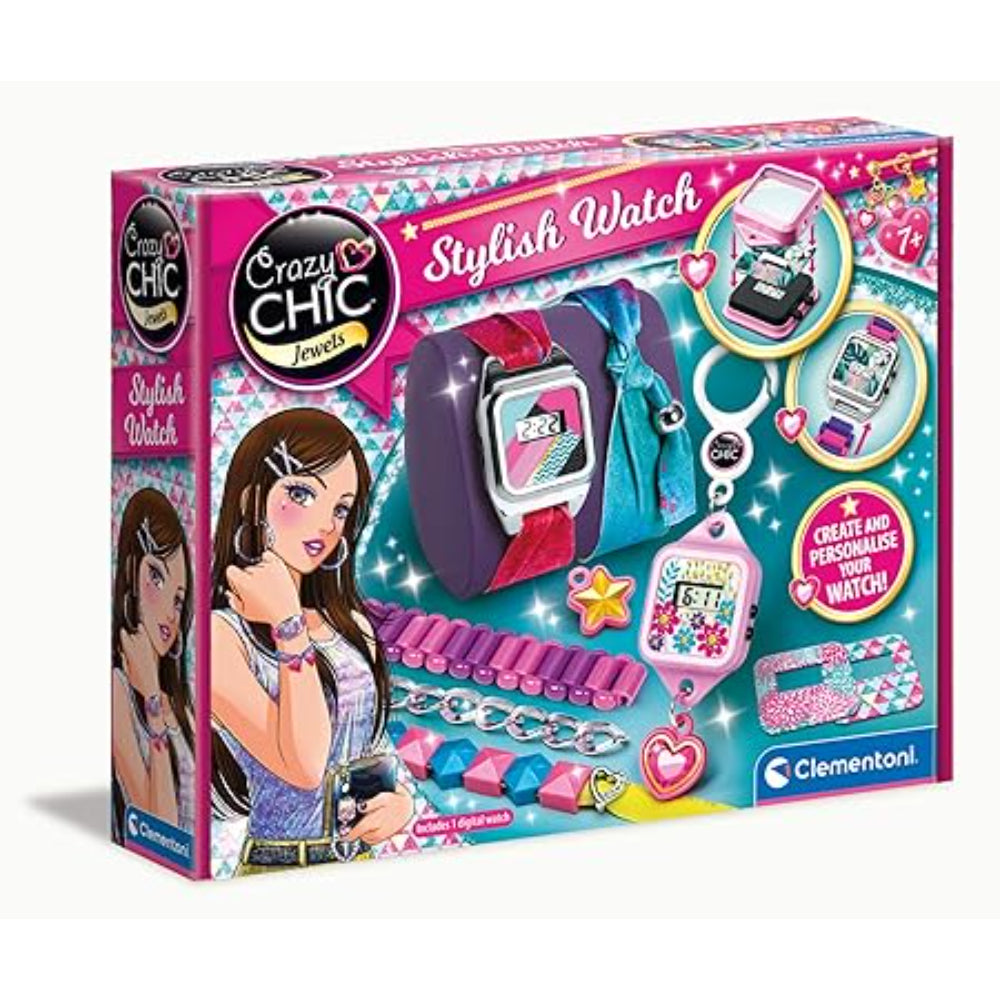 Clementoni Crazy Chic Stylish Watch Jewellery Making Set