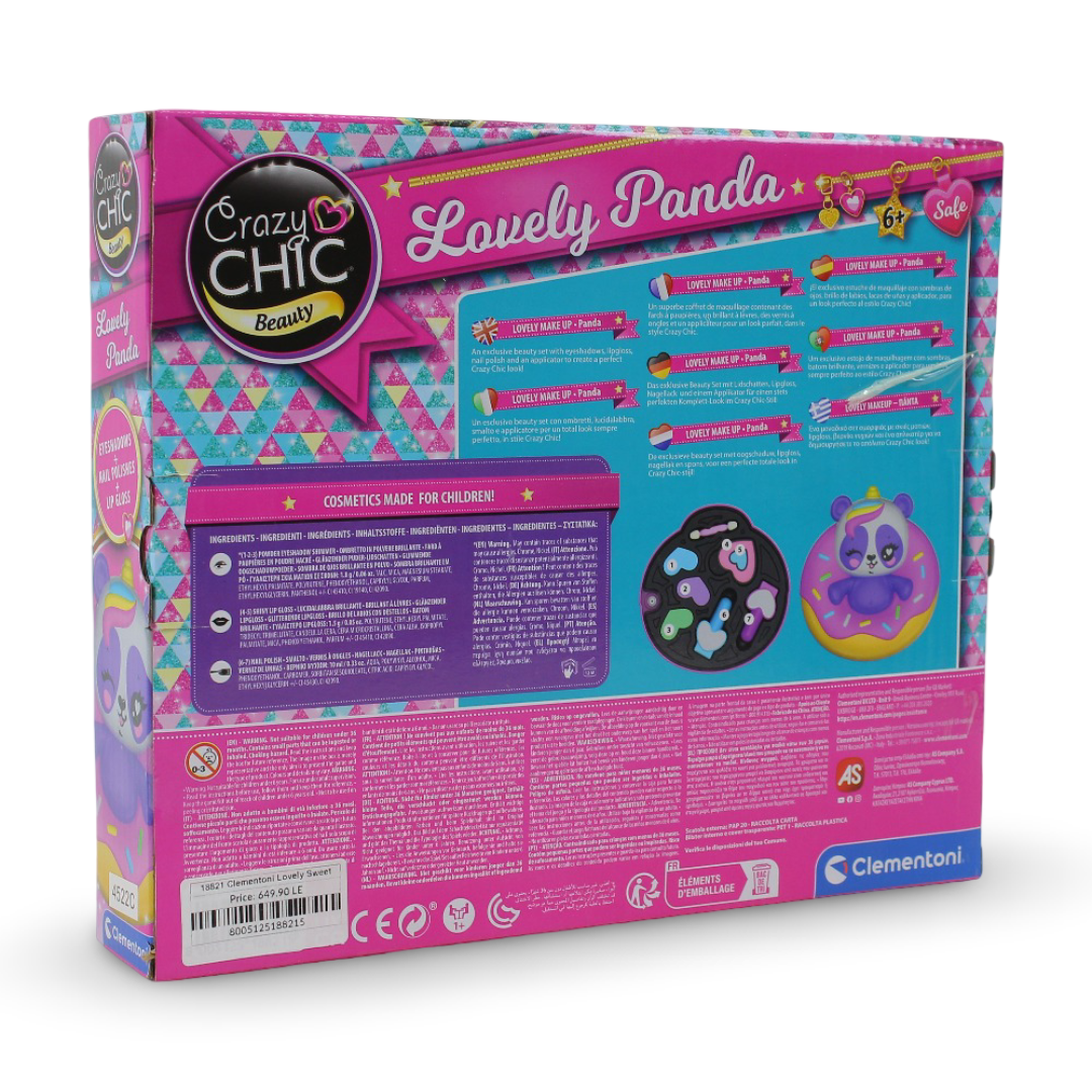 Clementoni Crazy Chic Beauty Lovely Panda Make Up Set