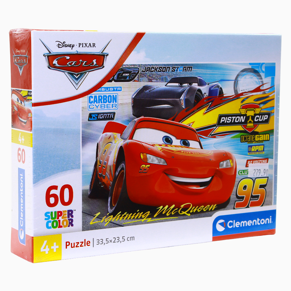 Clementoni Super Color Cars Puzzle – 60Pcs