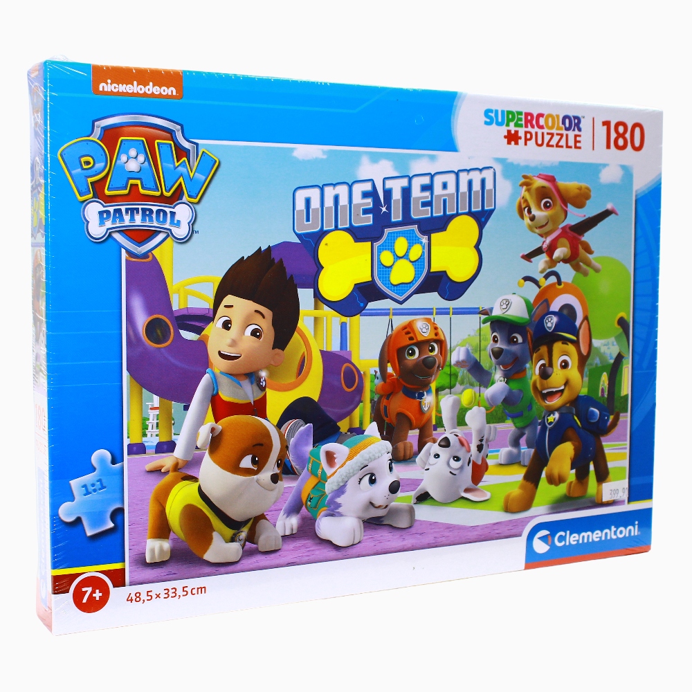 Clementoni Super Color Paw Patrol Puzzle – 180Pcs