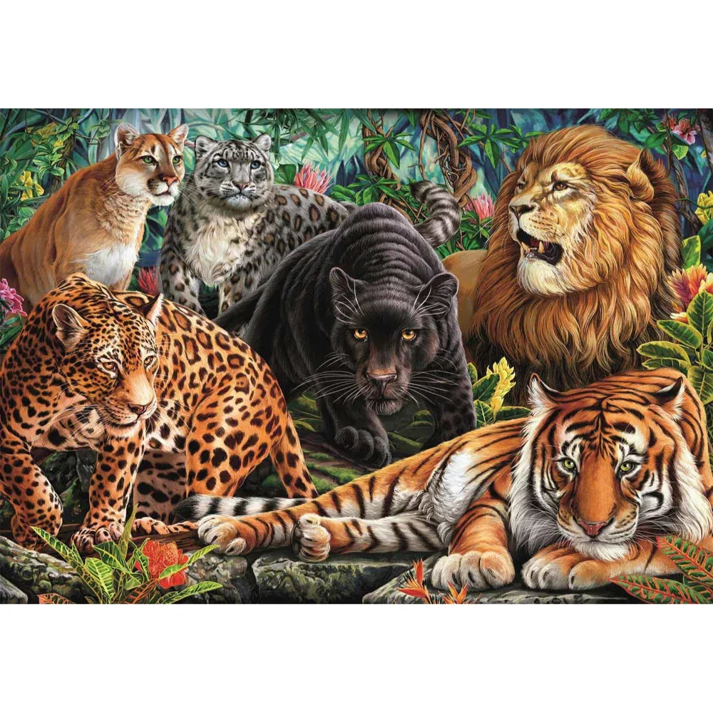 Clementoni Wild Cats High Quality Collection Puzzle - 500 Pcs