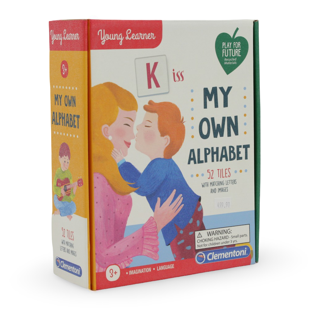 Clementoni Young Learner My Own Alphabet 52 Tiles