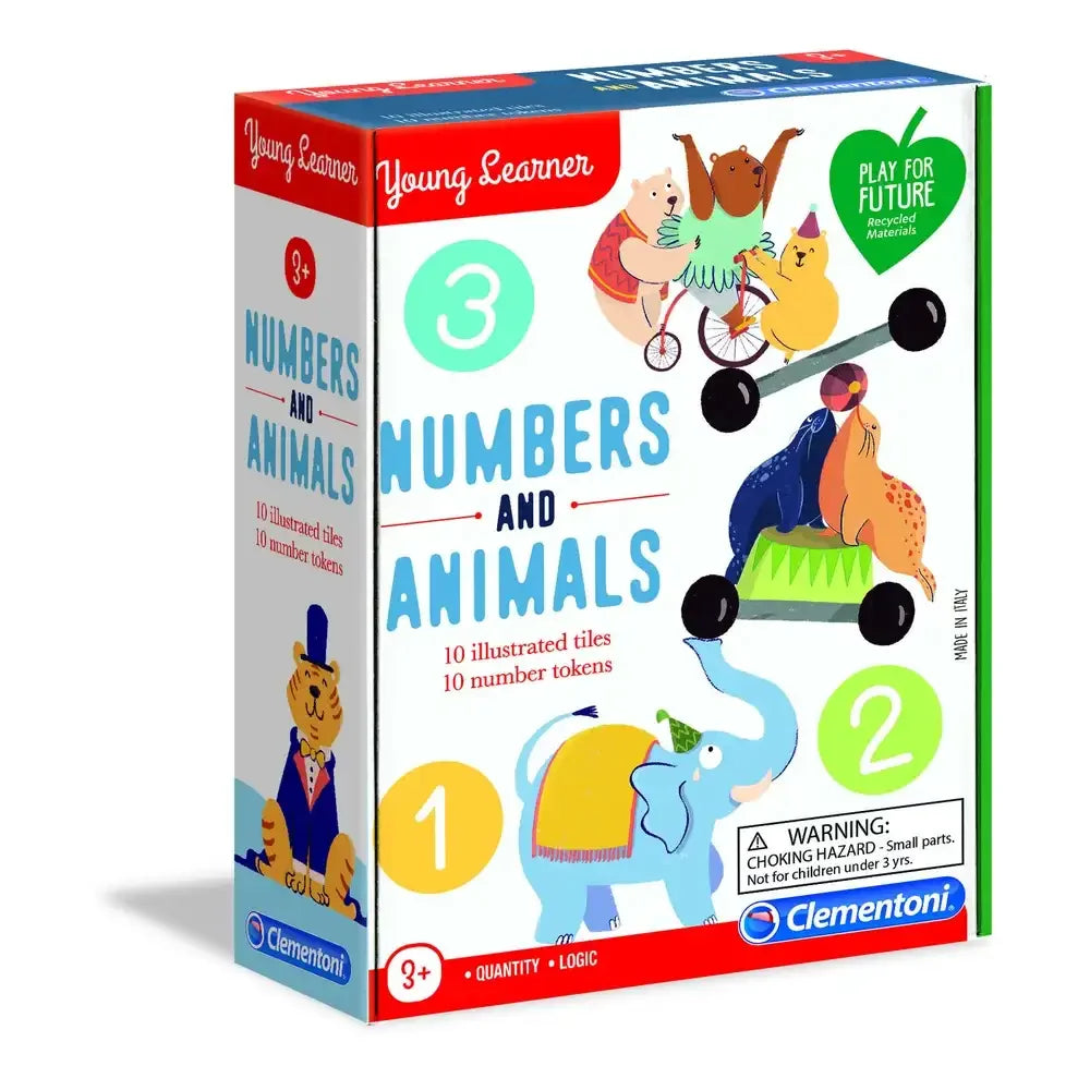 Clementoni Young Learners Numbers And Animals Educational Game