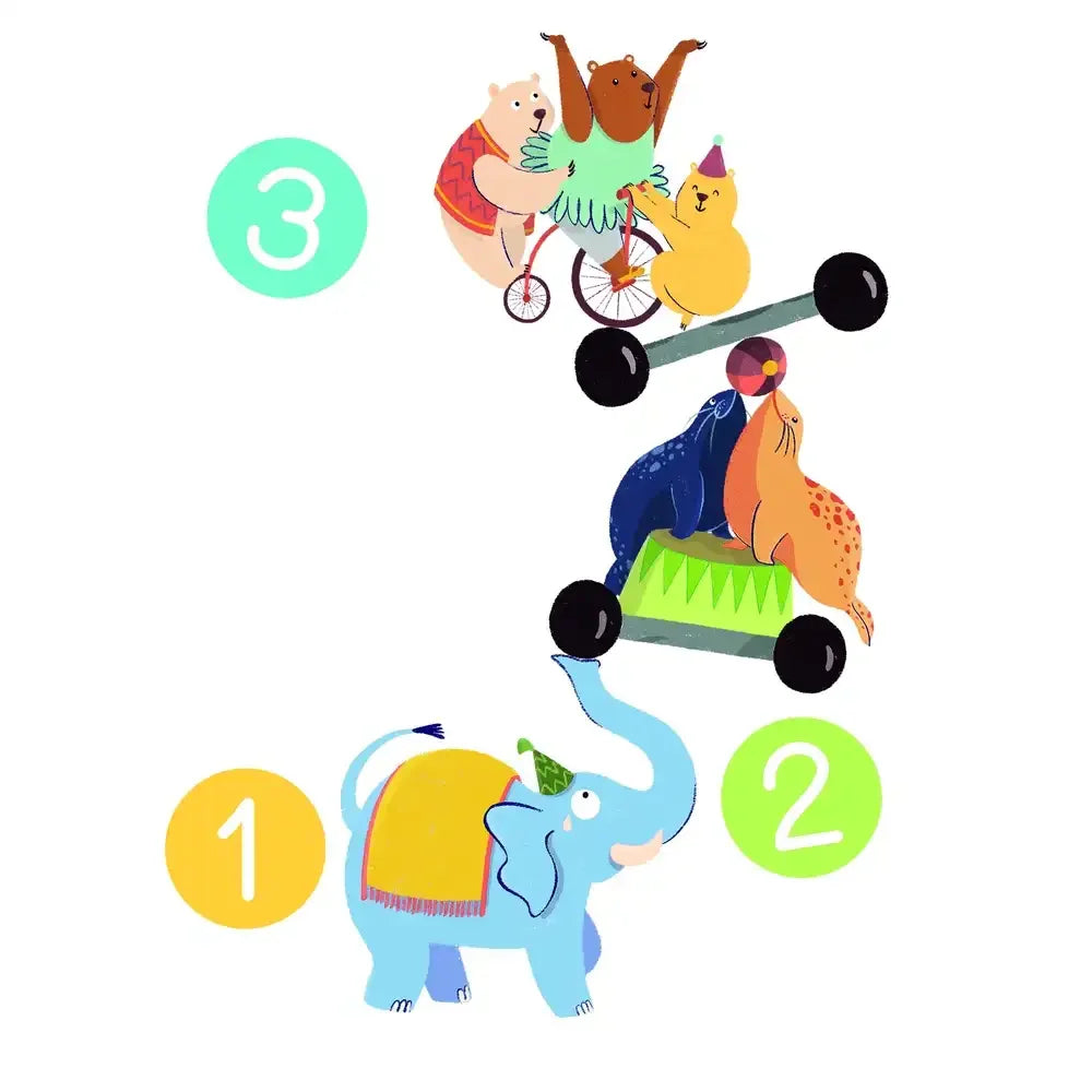 Clementoni Young Learners Numbers And Animals Educational Game - Toys