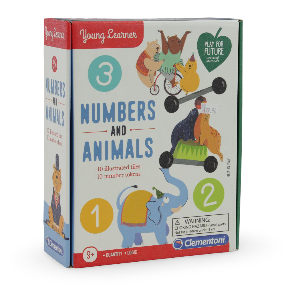 Clementoni Young Learners Numbers And Animals Educational Game