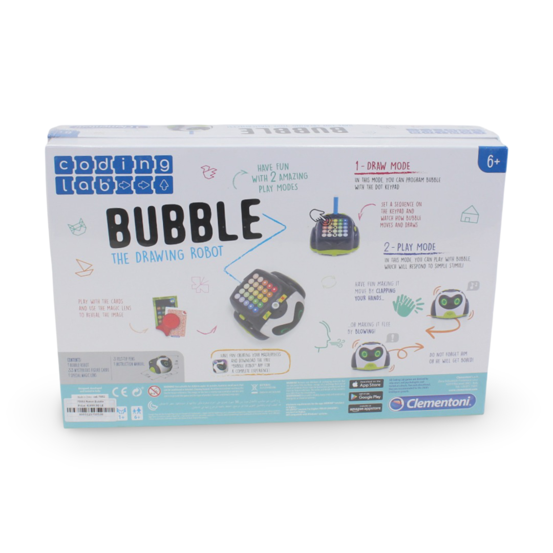 Clementoni Robot Bubble روبوت تفاعلي قابل للبرمجة