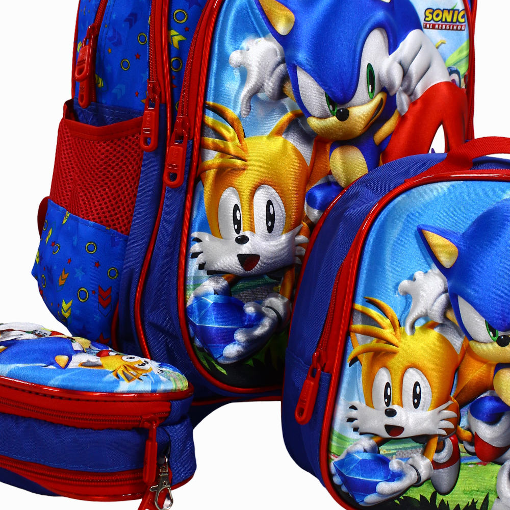 Sonic the Hedgehog School Set - 16 Inches