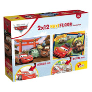 Lisciani Cars Double-Face Maxi Floor Puzzle - 2×12 Pieces