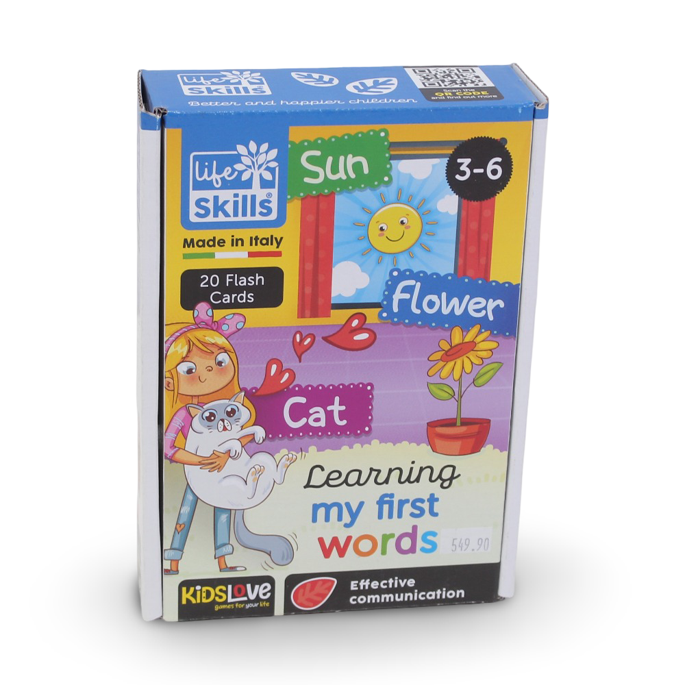 Lisciani Educational Flash Cards & Word Learning Set
