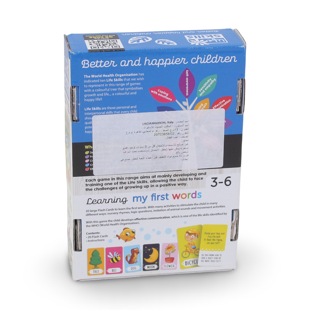 Lisciani Educational Flash Cards & Word Learning Set
