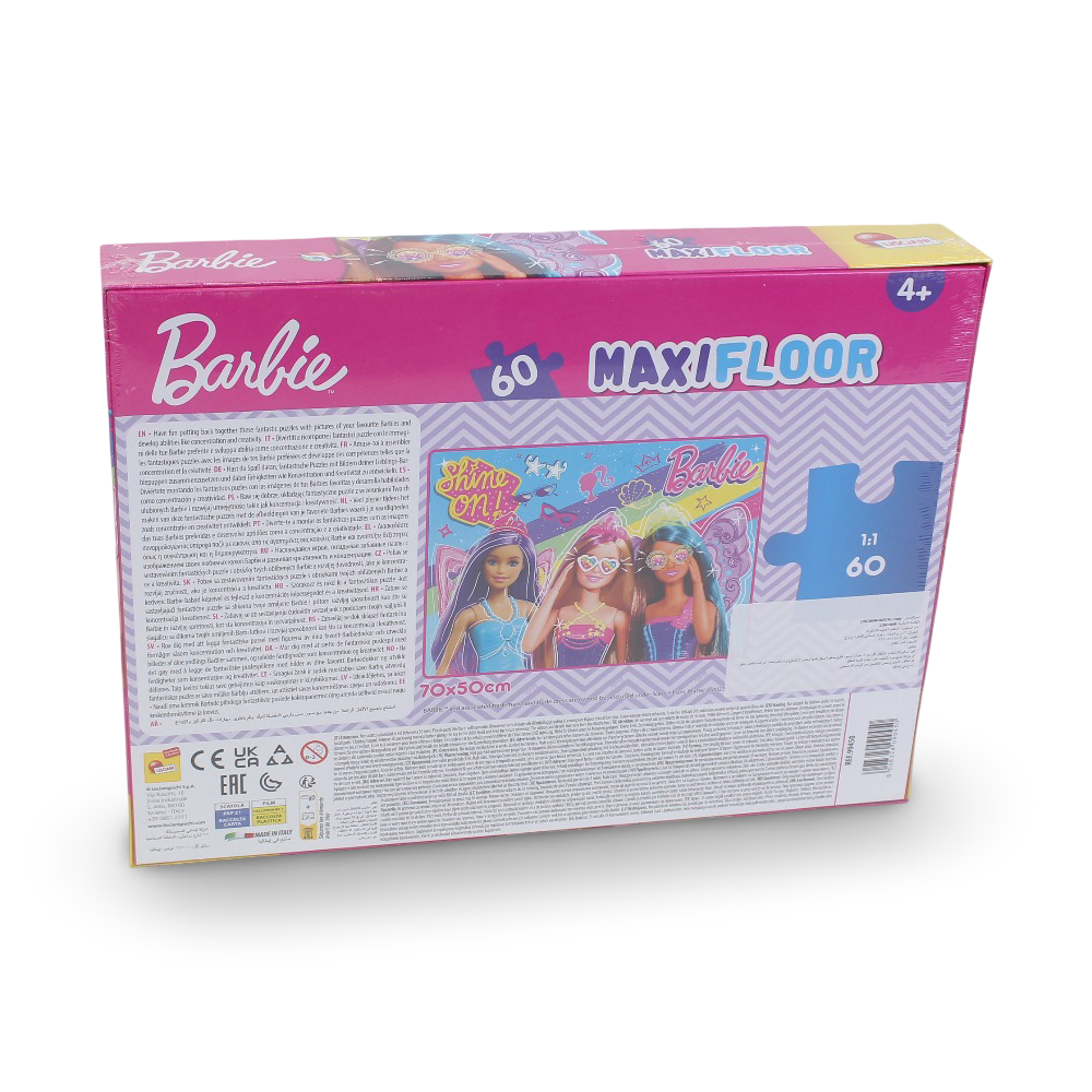 Lisciani Barbie Maxi Floor Puzzle - 60 Pieces