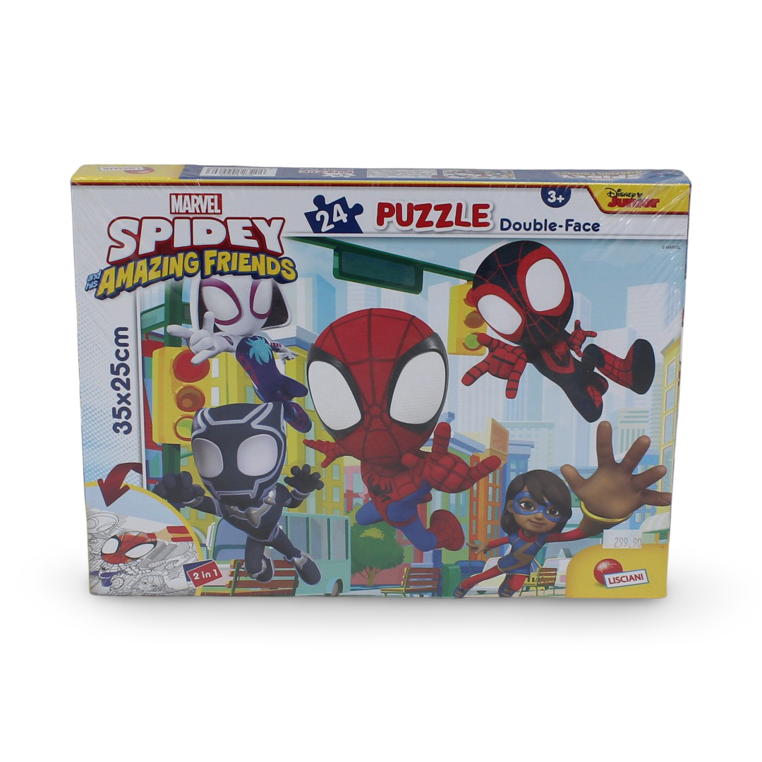 Lisciani Marvel Spidey Double-Face Puzzle - 24 Pieces
