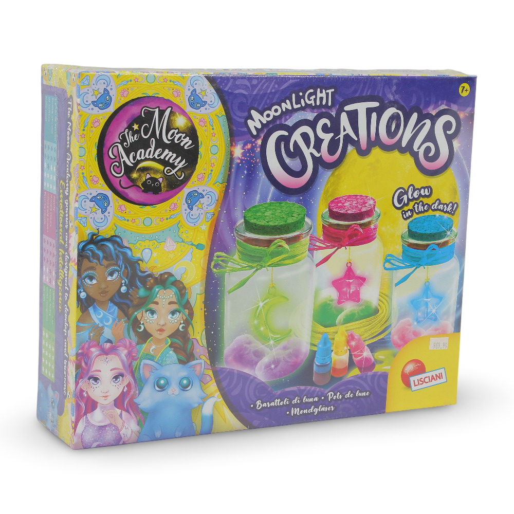 Lisciani The Moon Academy Glow-in-the-Dark Moonlight Creations Set - Toys