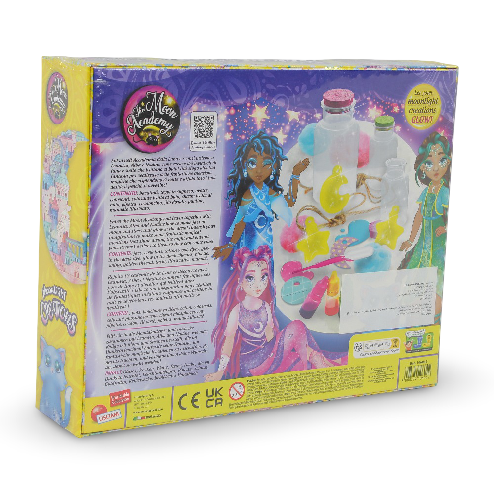 Lisciani The Moon Academy Glow-in-the-Dark Moonlight Creations Set