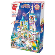 Princess Leah Rainbow Castle Celebration Building Blocks - 1373 Pcs