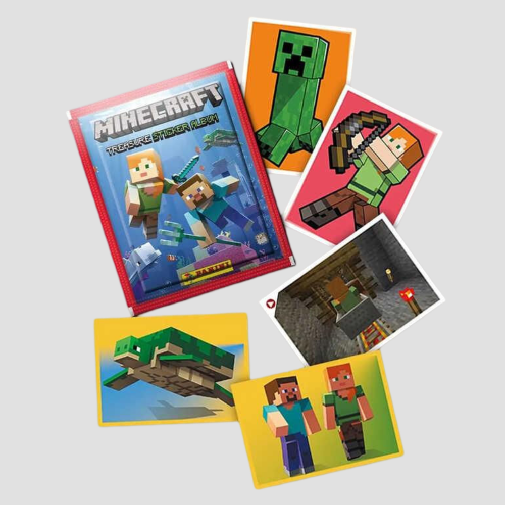 Minecraft Treasure Stickers