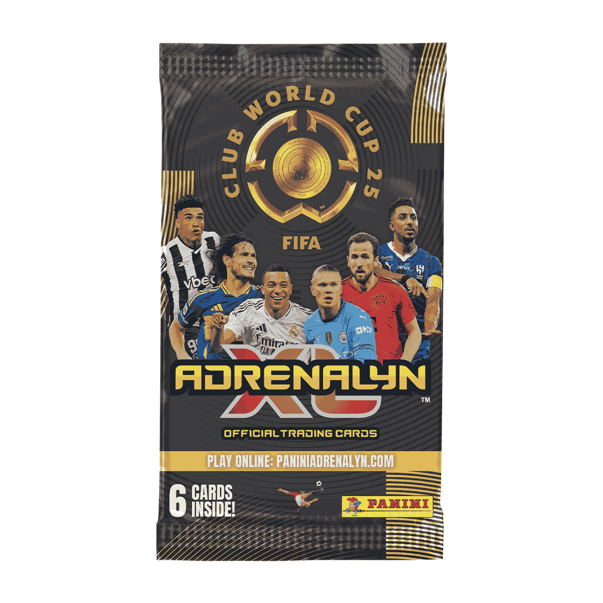 FIFA Club World Cup 2025 Adrenalyn XL – 6 Trading Cards Pack