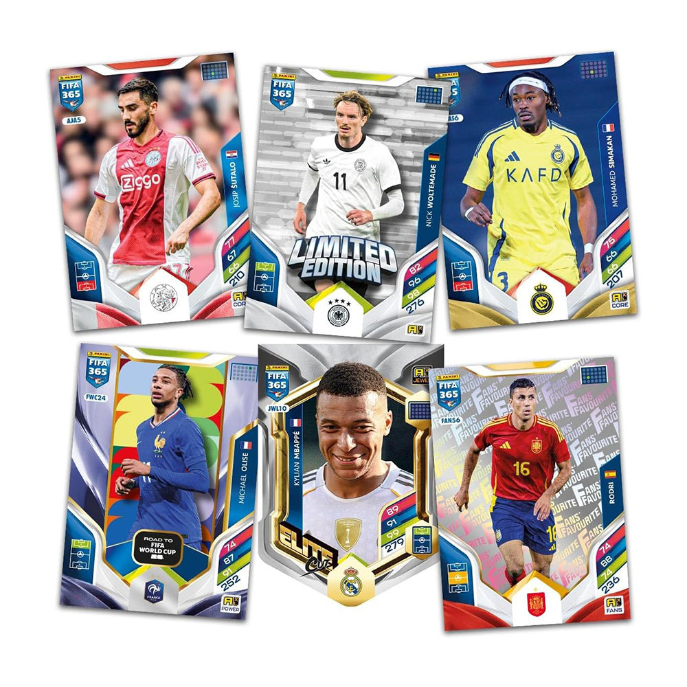 Panini FIFA 365 2026 Adrenalyn XL Trading Cards – 6 Cards