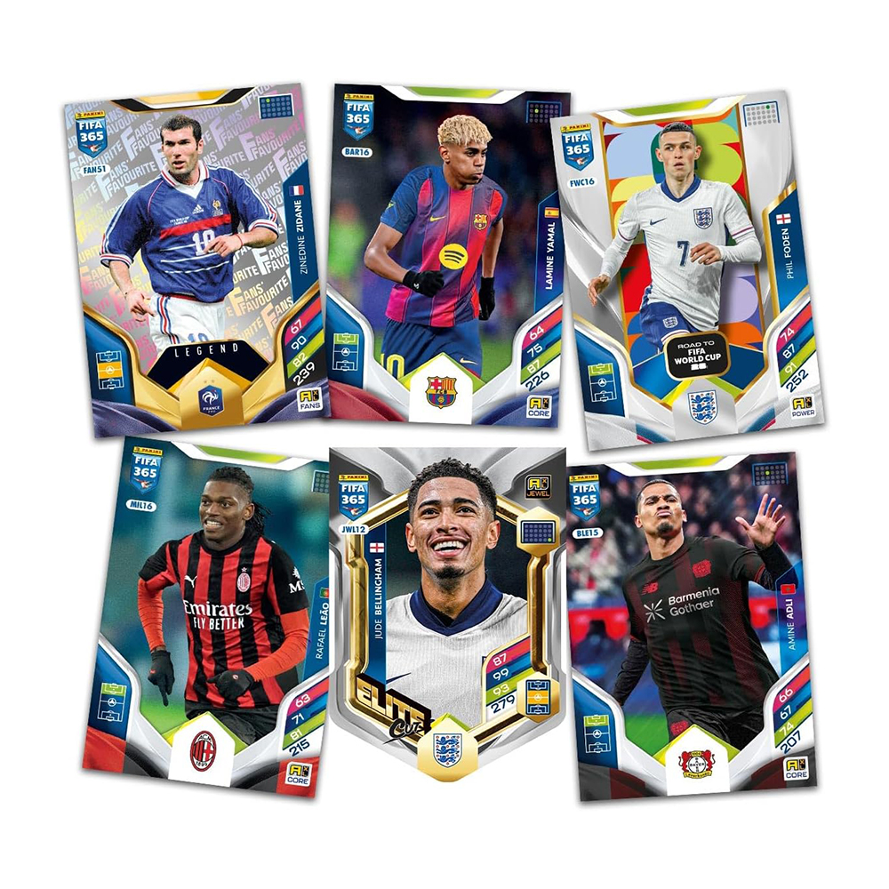 Panini FIFA 365 2026 Adrenalyn XL Trading Cards – 6 Cards