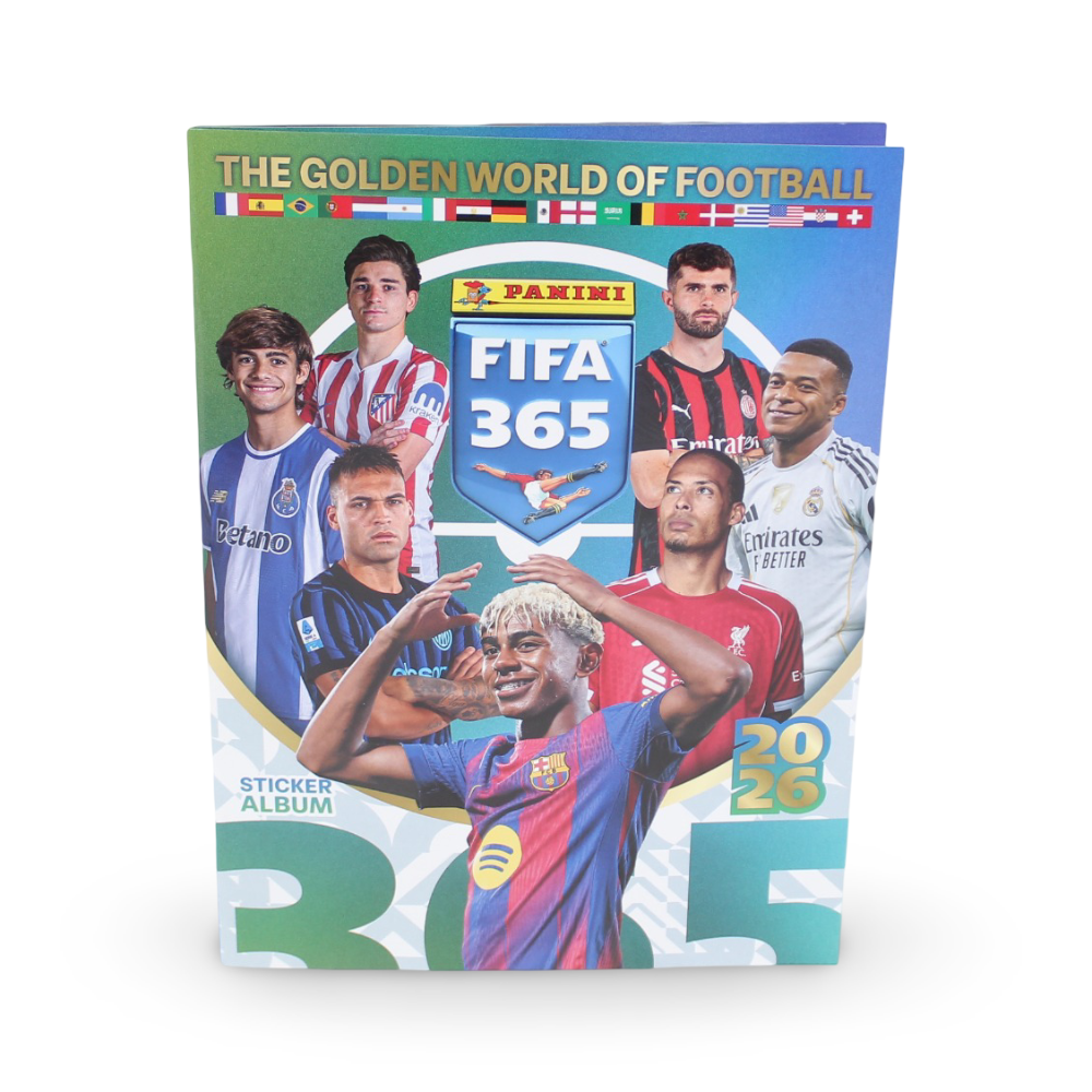 Panini FIFA 365 2026 Official Sticker Album "The Golden World of Football"