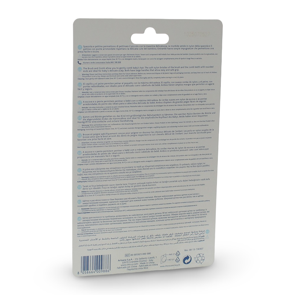 Chicco Nylon Brush and Comb