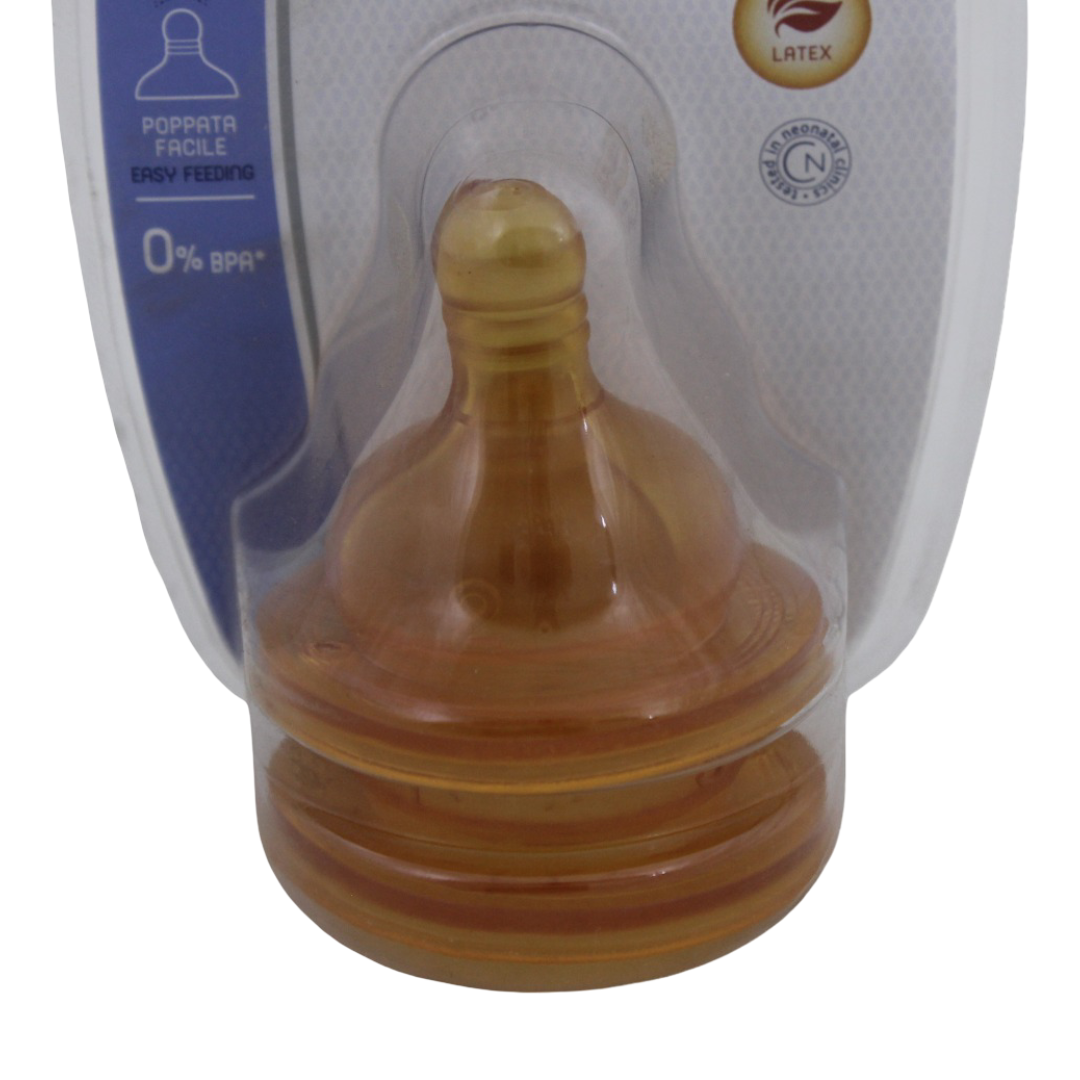 Chicco Well Being Adjustable Rubber Teat Nipple – 2 Pcs