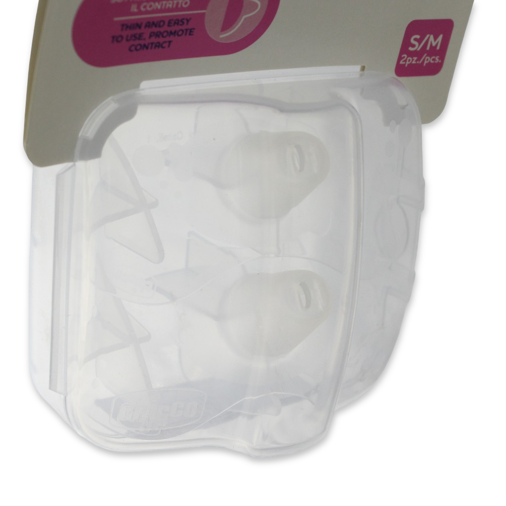 Chicco Silicone Nipple Shields S/M –Transparent