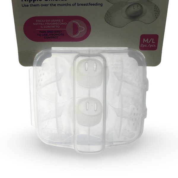 Silicone Nipple Shields M/L – Transparent