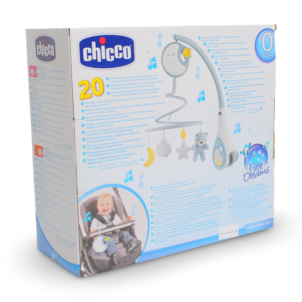 Chicco Next 2 Dreams 3-in-1 Cot Mobile – Blue