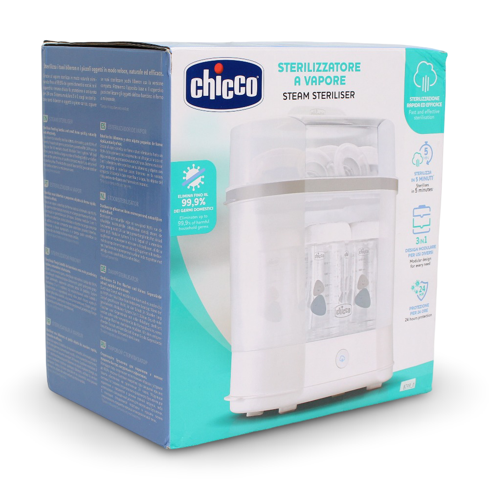 Chicco Natural 3 in 1 Steam Sterilizer – Full, Compact & Microwave Modes