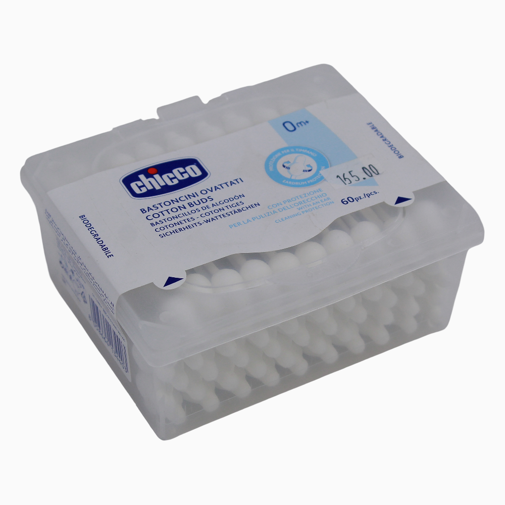 Cotton Buds – Eardrum Protection – Soft & Safe - Baby Essentials - Chicco