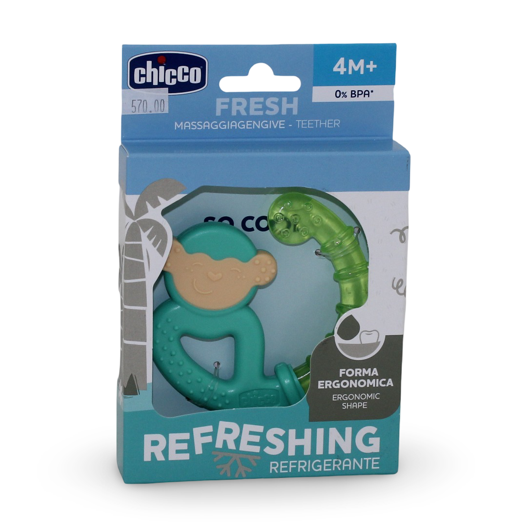 Chicco Fresh Mix Teether +4m – Monkey Design