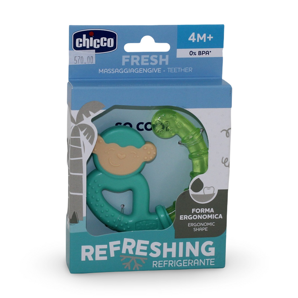 Chicco Fresh Mix Teether +4m – Monkey Design
