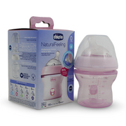 Chicco Natural Feeling Plastic Bottle 150 ml (0+ Months) Pink