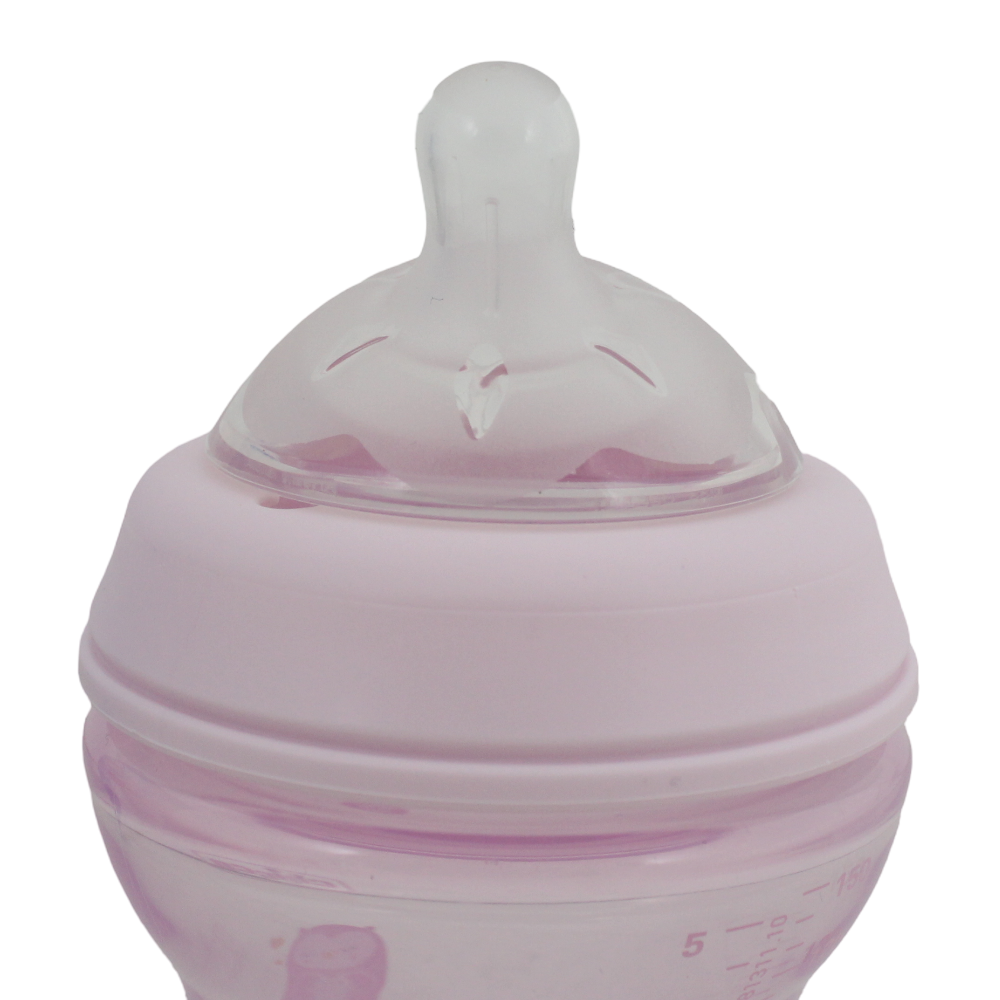 Chicco Natural Feeling Plastic Bottle 150 ml (0+ Months) Pink