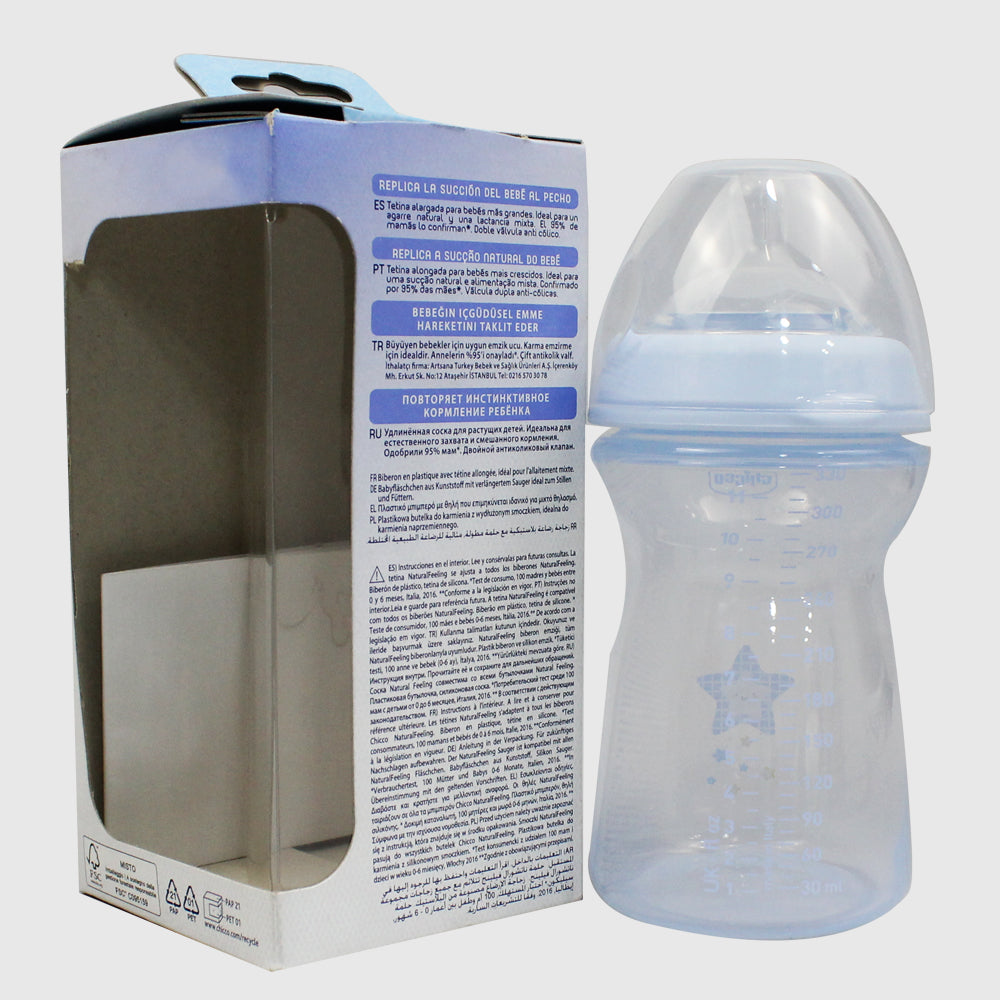 Chicco Baby Bottle 330ml NaturalFeeling 6M + : Baby 